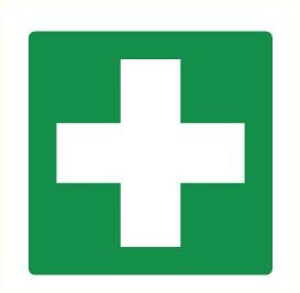 Ehbo teken sticker 10 x 10cm 0
