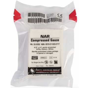 Nar compressed gauze