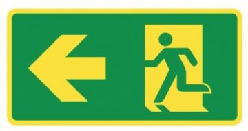 Nooduitgang links foto