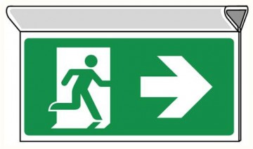 Nooduitgang rechts plafond